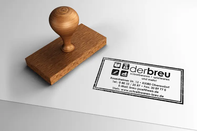 Der Breu Schreibwaren Stempel